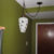 Hanging swag lamp using a flush mount can light