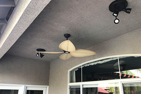 Replace Lighting Before After, Replace Recessed Light With Ceiling Fan