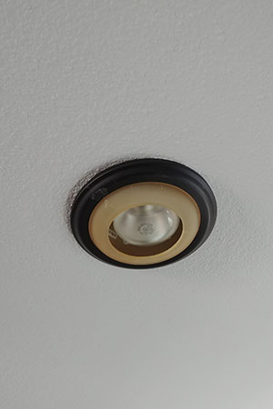 Replace Lighting Before After, Convert Can Light To Ceiling Fixture