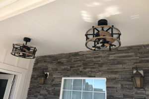 replace the CLD can lights and install a pair of fans.