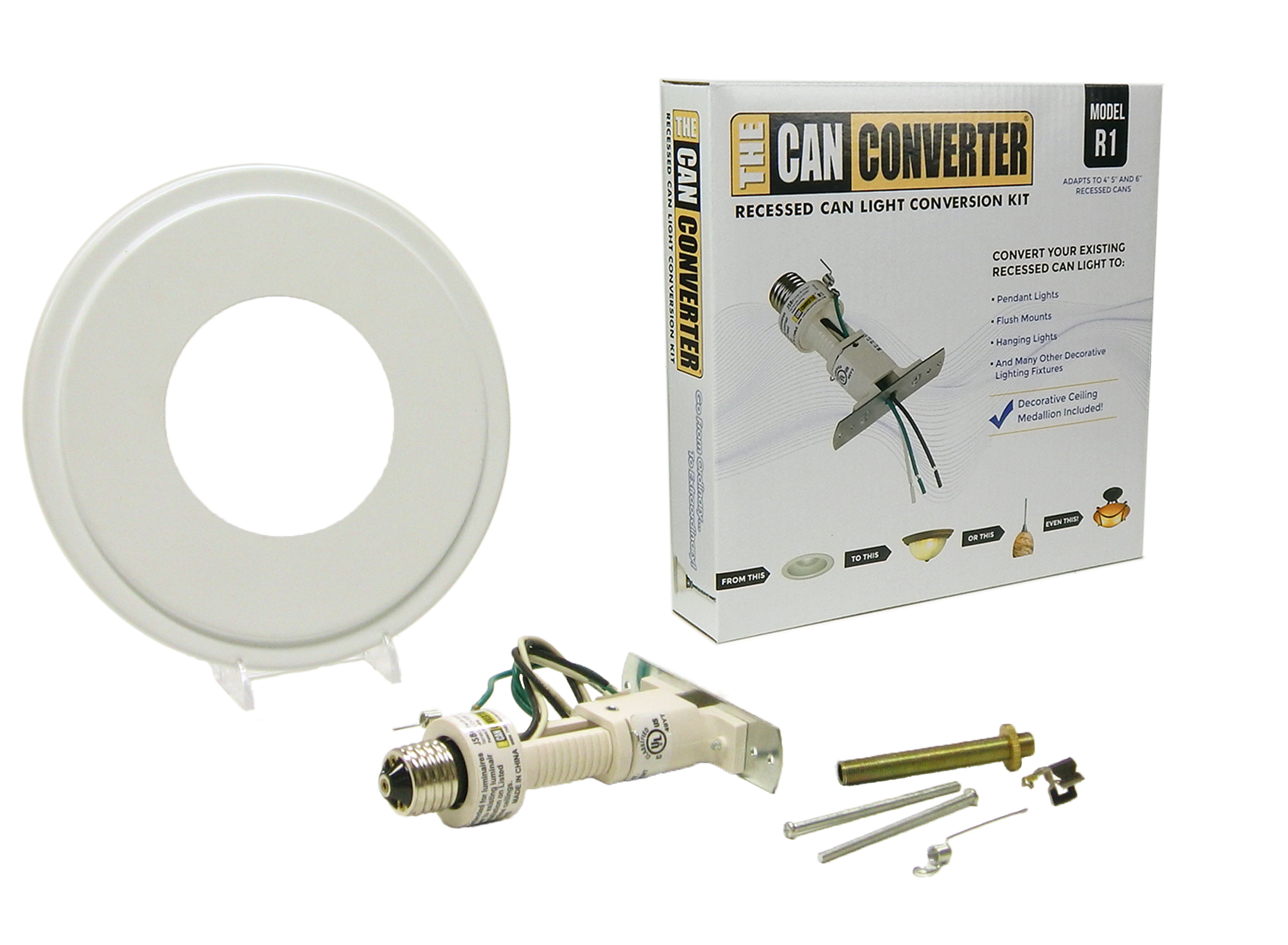 R1 Recessed Can Light Conversion Kit 4