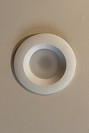 Replaced 2 recessed lights