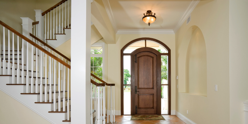 Welcoming & Well-Lit Entry With a Recessed Light Conversion Kit