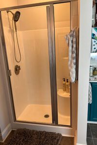 pre-fab fiberglass shower