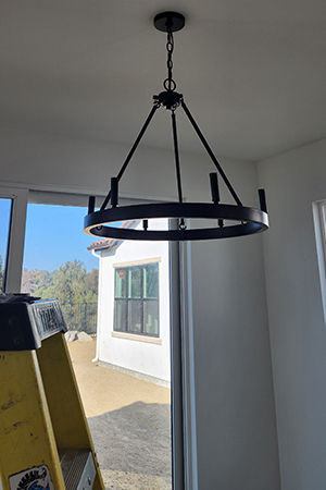 Recessed light after using The Can Converter, model R4 recessed light kit http://Decorative%20chandelier.