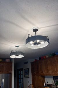 "The Can Converter" allowed us to install the more decorative and fashionable lighting."