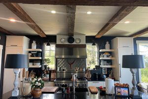 4" recessed lighting in kitchen.