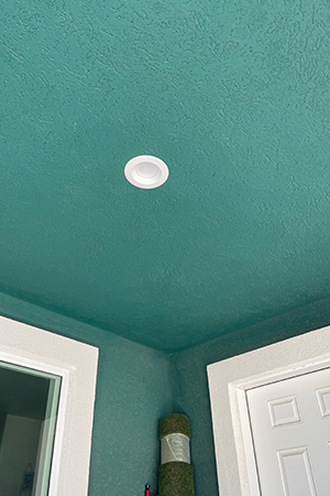 Recessed light before using The Can Converter, model R56-RMF-BBR recessed light kit http://Transforming%20our%20covered%20patio