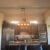 Kitchen island into a great chandelier focal point