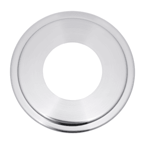 The Can Converter Ceiling Medallion for Recessed Can Light – Home Improvement Decorative Steel Goof Ring & Cover Plate for 4’’, 5’’ & 6″ Cans, Small Ceiling Medallion for Chandeliers, Polished Nickel