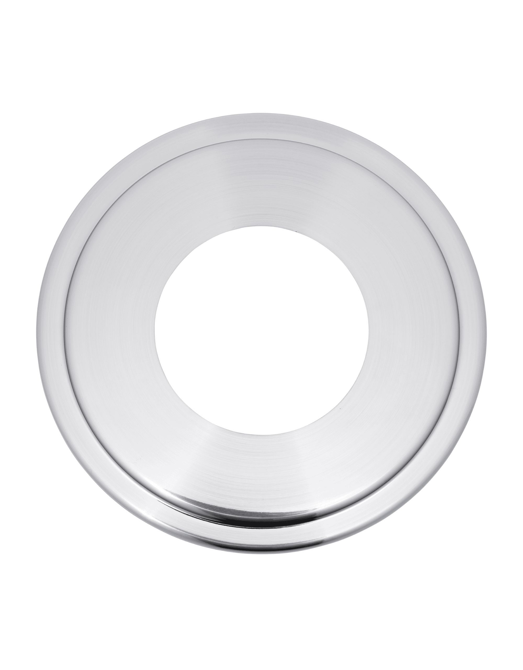 The Can Converter Ceiling Medallion for Recessed Can Light – Home Improvement Decorative Steel Goof Ring & Cover Plate for 4’’, 5’’ & 6″ Cans, Small Ceiling Medallion for Chandeliers, Polished Nickel