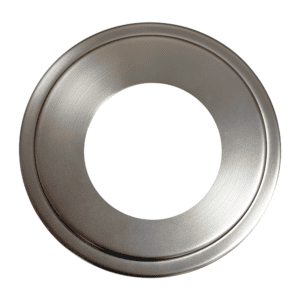 The Can Converter Ceiling Medallion for Recessed Can Light – Home Improvement Decorative Steel Goof Ring & Cover Plate for 4’’, 5’’ & 6″ Cans, Small Ceiling Medallion for Chandeliers, Brushed Nickel