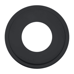 The Can Converter Ceiling Medallion for Recessed Can Light – Home Improvement Decorative Steel Goof Ring & Cover Plate for 4’’, 5’’ & 6″ Cans, Small Ceiling Medallion for Chandeliers, Matte Black