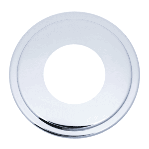 The Can Converter Ceiling Medallion for Recessed Can Light – Home Improvement Decorative Steel Goof Ring & Cover Plate for 4’’, 5’’ & 6″ Cans, Small Ceiling Medallion for Chandeliers, Polished Chrome