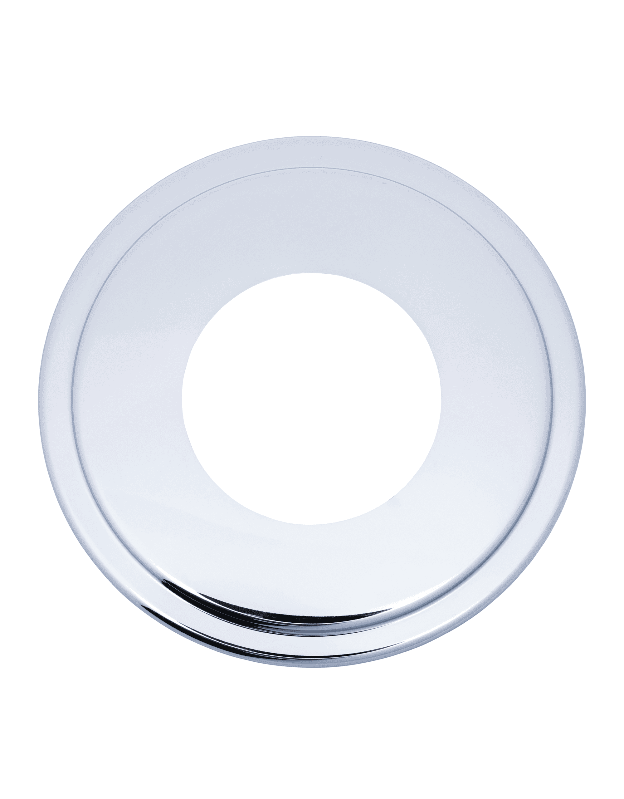 The Can Converter Ceiling Medallion for Recessed Can Light – Home Improvement Decorative Steel Goof Ring & Cover Plate for 4’’, 5’’ & 6″ Cans, Small Ceiling Medallion for Chandeliers, Polished Chrome