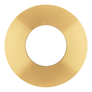 The Can Converter Ceiling Medallion for Recessed Can Light – Home Improvement Decorative Steel Flat Goof Ring & Cover Plate for 5" & 6" Cans, Small Ceiling Medallion for Chandeliers & Pendants