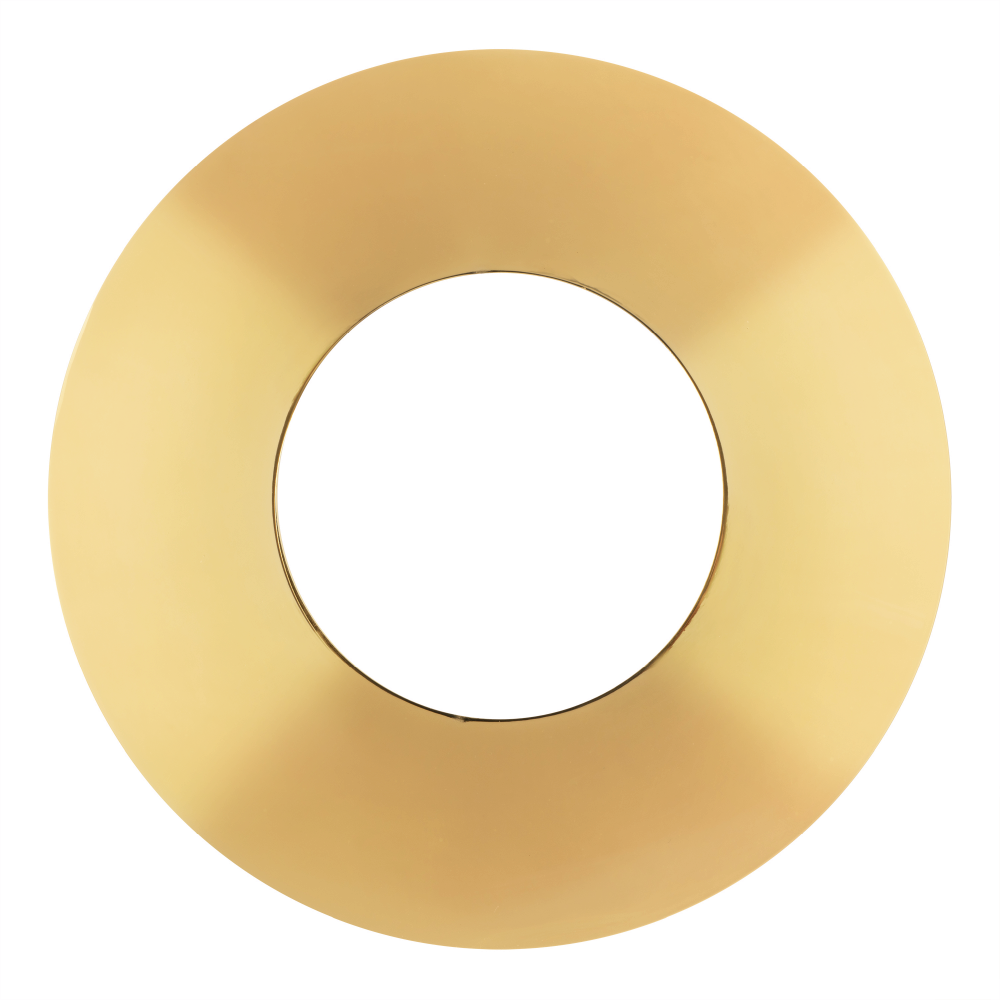 The Can Converter Ceiling Medallion for Recessed Can Light – Home Improvement Decorative Steel Flat Goof Ring & Cover Plate for 5" & 6" Cans, Small Ceiling Medallion for Chandeliers & Pendants