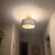 Semi pendant light shade.